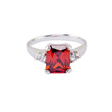 Rectangular Design 925 Sterling Silver Ring