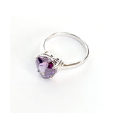Solitaire Design with Heart Shape Centerpiece Ring