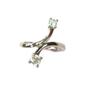 Ring Set with three Genuine Garnet Gemstone