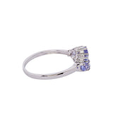 Classy Light Purple Tanzanite Gemstone Ring