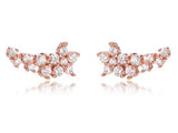 925 Sterling Silver Earrings in Leaves Design