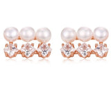 925 Sterling Silver Earrings With Freshwater Cultured Pearl