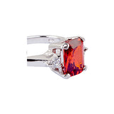 Rectangular Design 925 Sterling Silver Ring