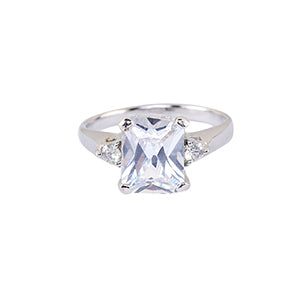 Rectangular Design 925 Sterling Silver Ring