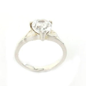 Pear Shape 925 Sterling Silver Ring