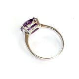 Solitaire Design with Heart Shape Centerpiece Ring