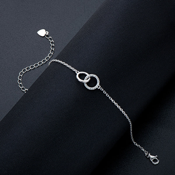 925 Silver Bracelet with Moissanite Diamonds