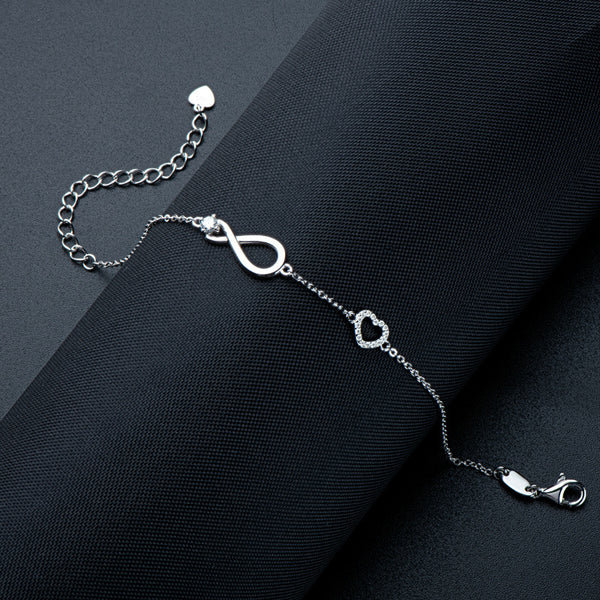 925 Silver Bracelet with Moissanite Diamonds