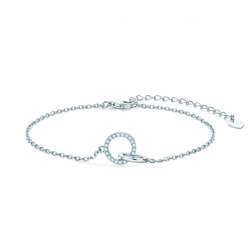 925 Silver Bracelet with Moissanite Diamonds