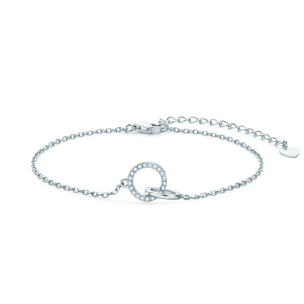925 Silver Bracelet with Moissanite Diamonds