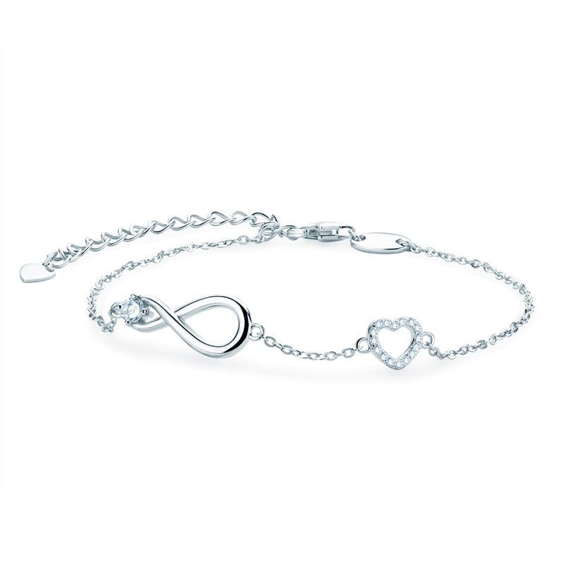 925 Silver Bracelet with Moissanite Diamonds