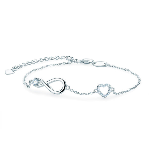 925 Silver Bracelet with Moissanite Diamonds