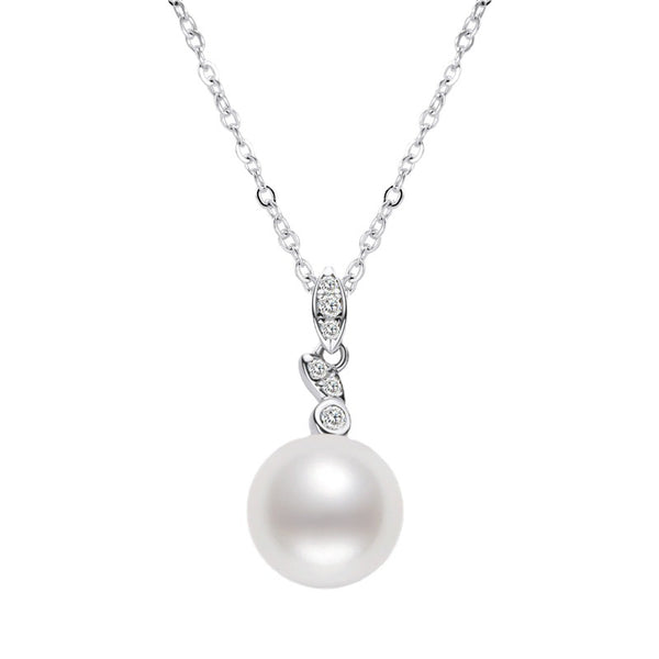 925 Sterling Silver Necklace with Freshwater Pearl pendant