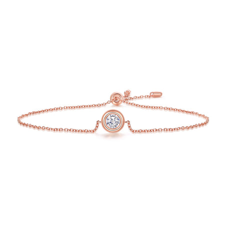 Silver Bracelet features half moon and star desgin