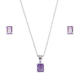 925 Sterling Silver Necklace and Earrings
