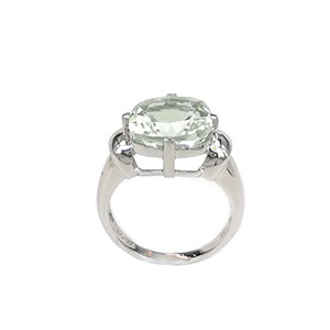 Stunning Lt Green Topaz Ring