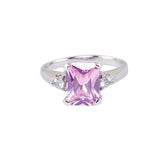 Rectangular Design 925 Sterling Silver Ring