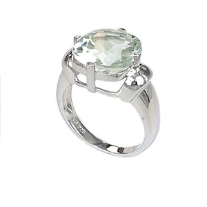 Stunning Lt Green Topaz Ring