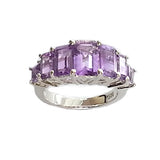 Stunning Genuine Amethyst  Gemstones Ring