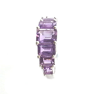Stunning Genuine Amethyst  Gemstones Ring