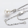 925 Sterling Silver Necklace with Freshwater Pearl pendant