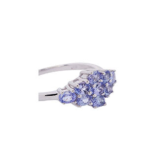 Classy Light Purple Tanzanite Gemstone Ring