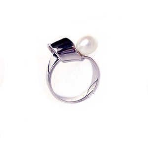 Ring Set with three Genuine Amethyst Gemstone
